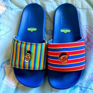 Sesame Street x Vans slides! Bert & Ernie